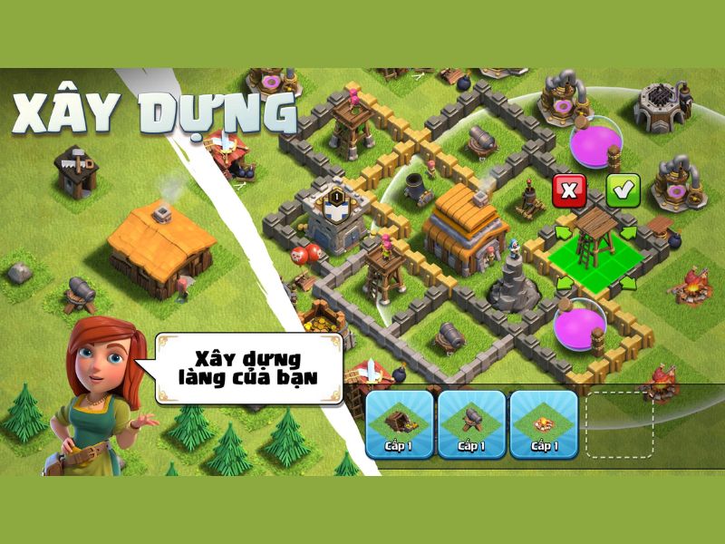 Clash Of Clans APK Nhận Biết Công Trình Hiệu Quả