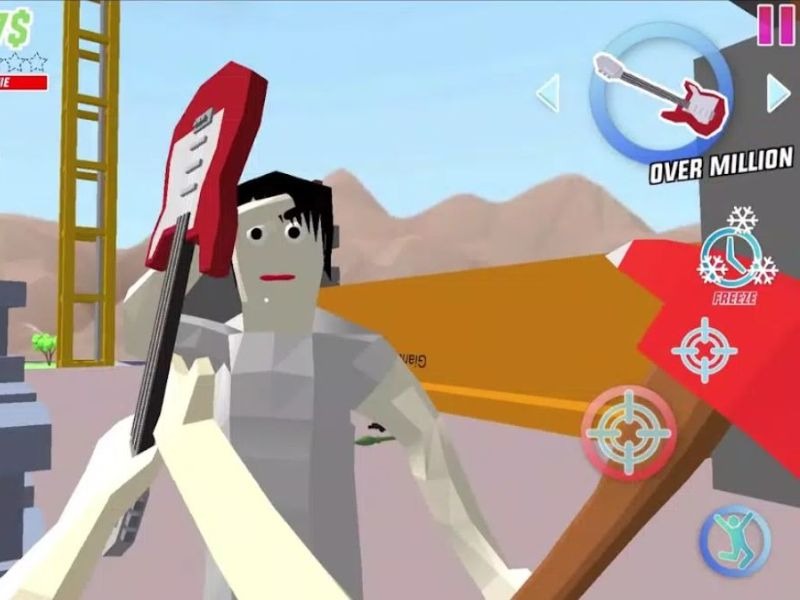 Dude Theft Wars Lựa chọn vũ khí phù hợp