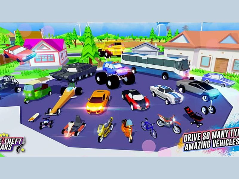 Dude Theft Wars Tận dụng xe cộ