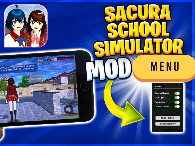 Khám Phá Các Tính Năng MOD Nổi Bật Trong Sakura School Simulator Mod