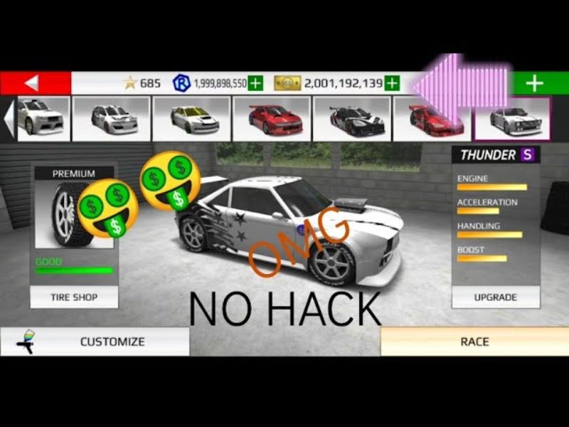 Tính Năng Vô Hạn Tất Cả Vượt Trội Ở Phiên Bản Rally Fury Mod APK