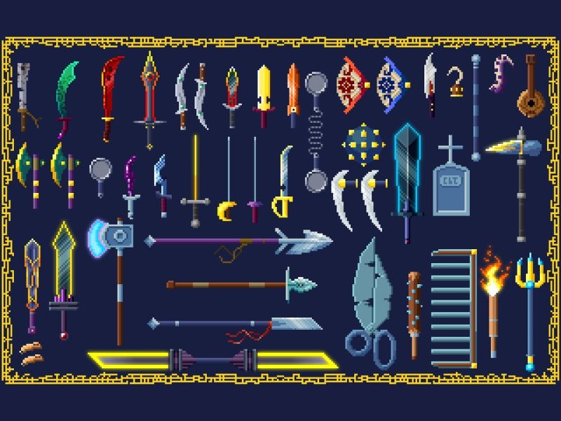 Dead Cells Tận dụng nhiều loại vũ khí