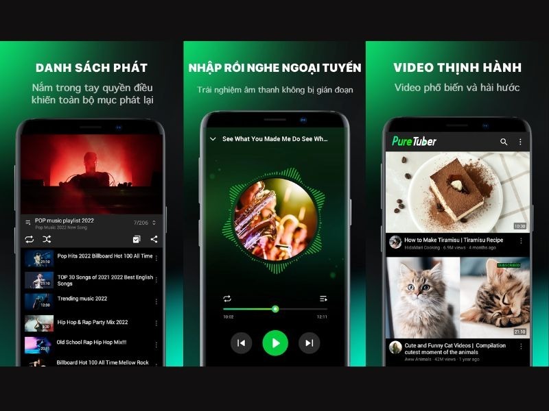 Pure Tuber Giao diện đơn giản và thân thiện