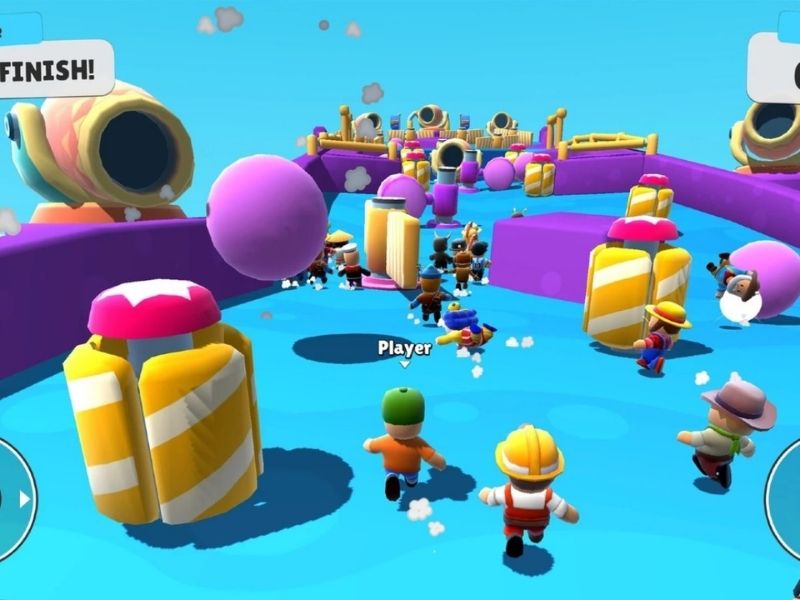Stumble Guys Đồ họa 3D tươi sáng, dễ thương