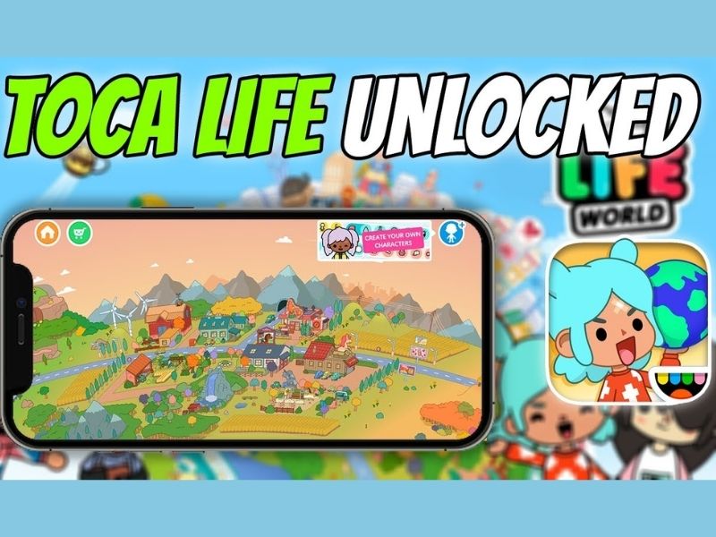 Tính Năng Vượt Trội Của Bản Toca Boca Mod Apk