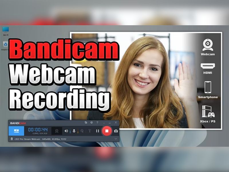 Bandicam Ghi video dài không giới hạn dung lượng
