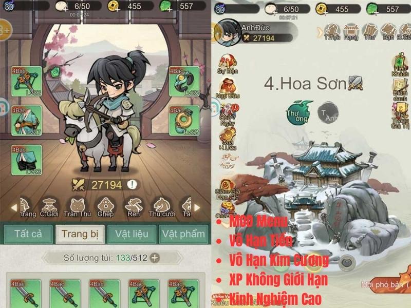 Hack Đại Hiệp Chạy Đi Có Tính Năng Nâng Cấp Nào