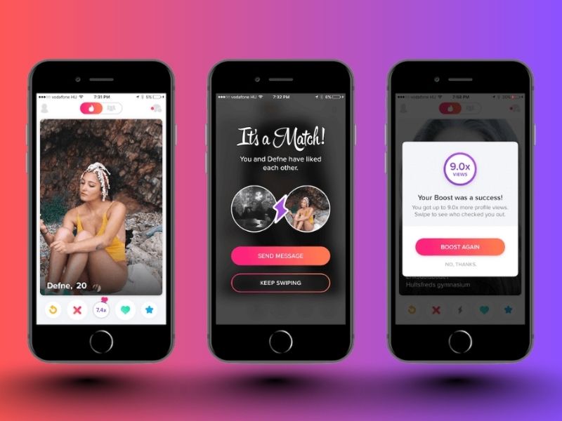 Tinder Mod Apk Tính năng "Tinder Boost" giúp bạn nổi bật hơn